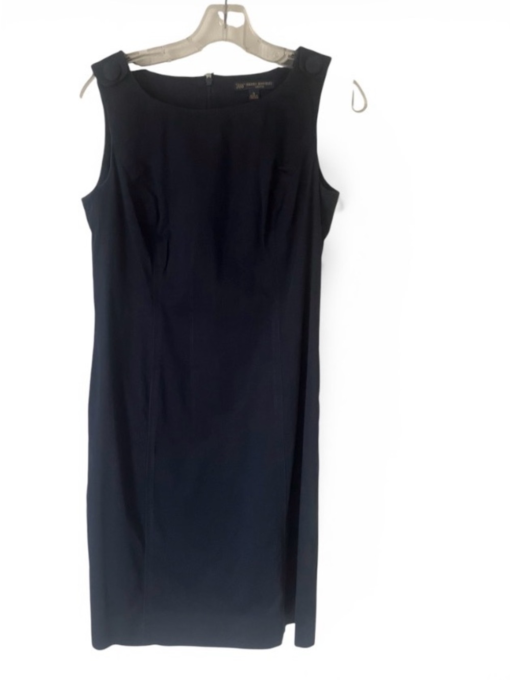 Brooks Brothers Navy Sleeveless Sheath Dress